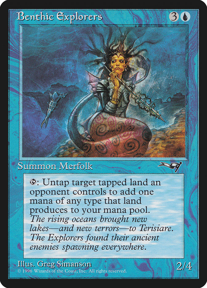 Benthic Explorers (Looking Forward) [Alliances] Magic: The Gathering