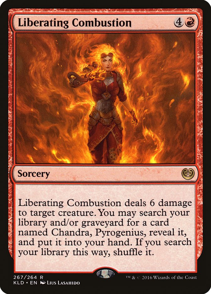 Liberating Combustion [Kaladesh] Magic: The Gathering