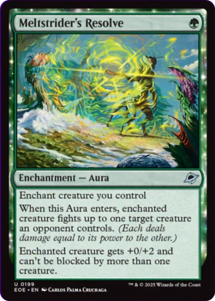 Meltstrider's Resolve [Edge of Eternities] Magic: The Gathering