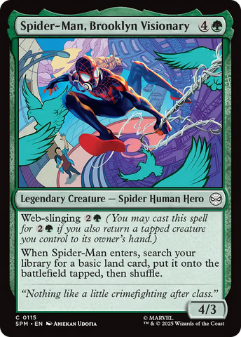 Spider-Man, Brooklyn Visionary [Marvel's Spider-Man] Magic: The Gathering