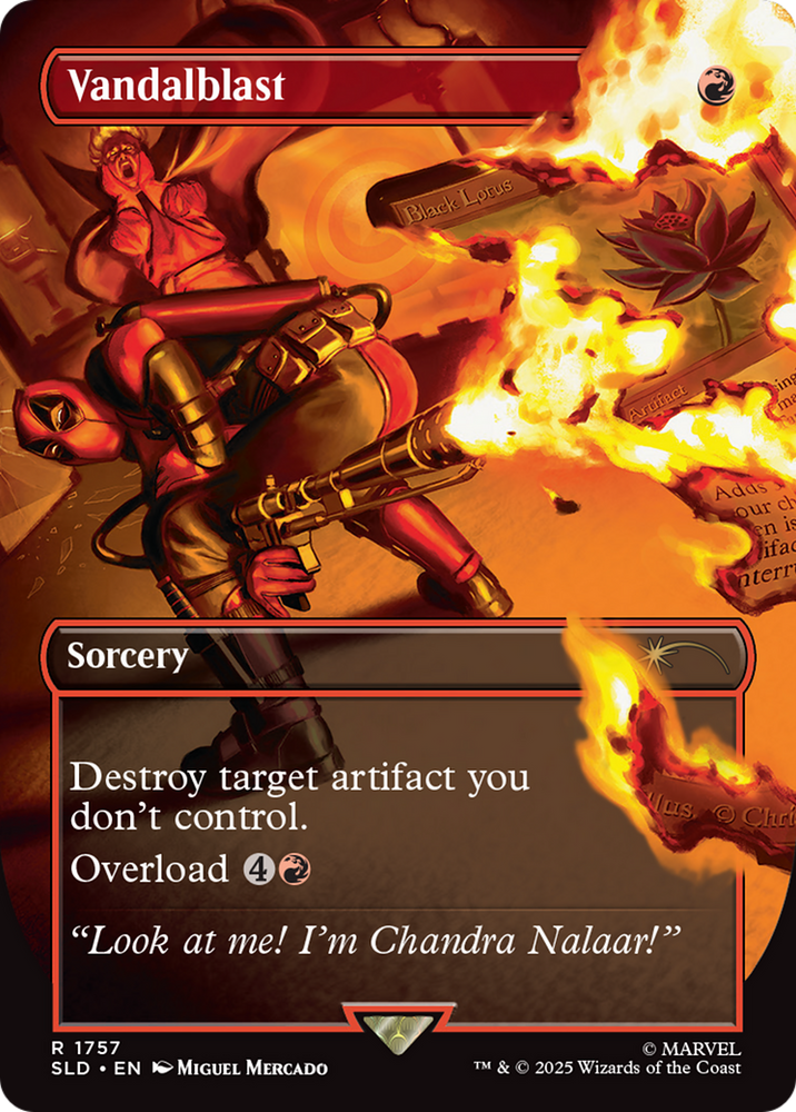Vandalblast (1757) (Rainbow Foil) [Secret Lair Drop Series] Magic: The Gathering