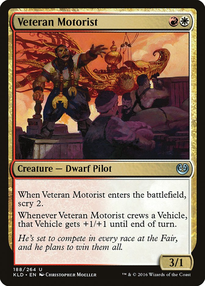 Veteran Motorist [Kaladesh] Magic: The Gathering
