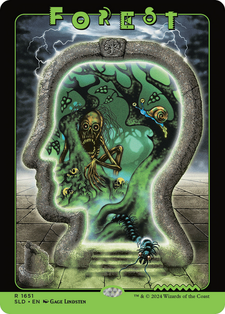 Forest (1651) (Rainbow Foil) [Secret Lair Drop Series] Magic: The Gathering