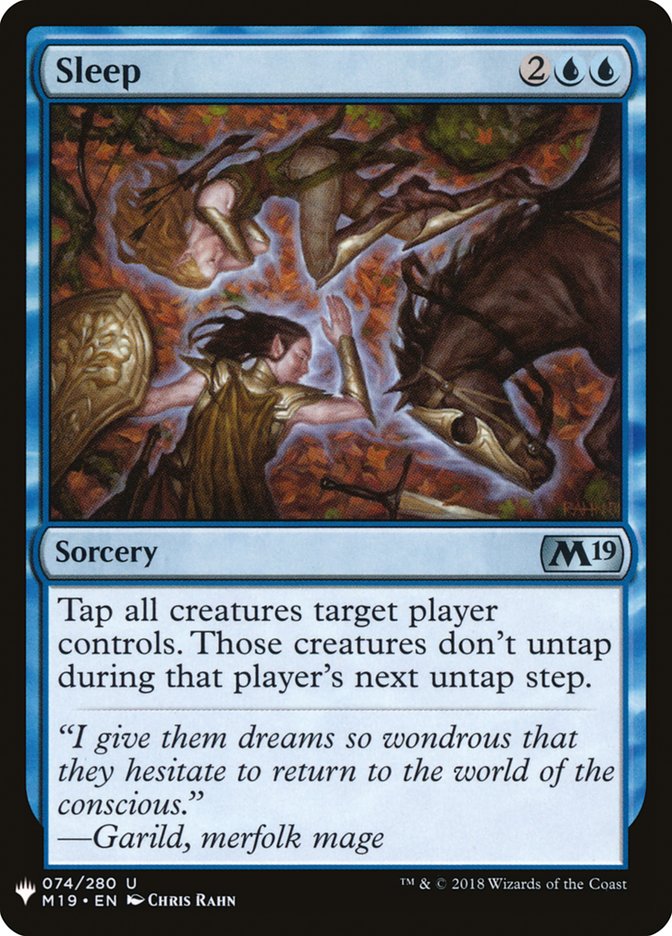 Sleep [Mystery Booster] Magic: The Gathering