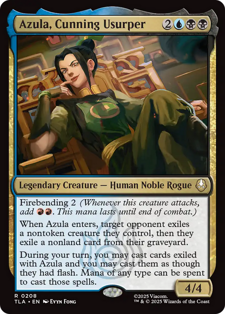 Azula, Cunning Usurper [Avatar: The Last Airbender] Magic: The Gathering