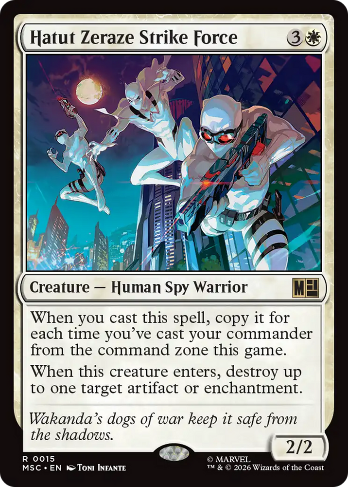 Hatut Zeraze Strike Force [Marvel Super Heroes Commander] Magic: The Gathering