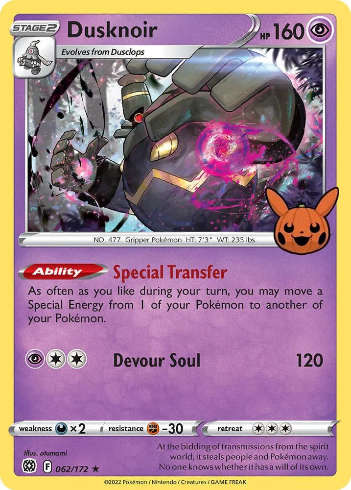 Dusknoir (062/172) [Trick or Trade] Pokémon