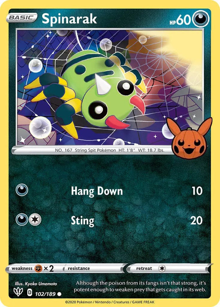 Spinarak (102/189) [Trick or Trade] Pokémon
