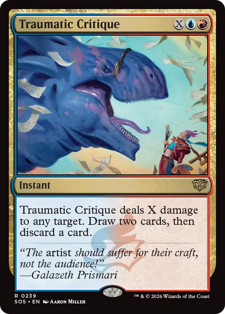 Traumatic Critique [Secrets of Strixhaven] Magic: The Gathering