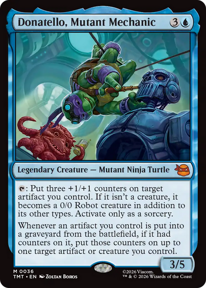 Donatello, Mutant Mechanic [Teenage Mutant Ninja Turtles] Magic: The Gathering
