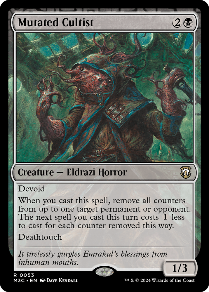 Mutated Cultist [Modern Horizons 3 Commander] Magic: The Gathering