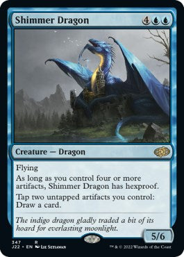 Shimmer Dragon [Jumpstart 2022] Magic: The Gathering