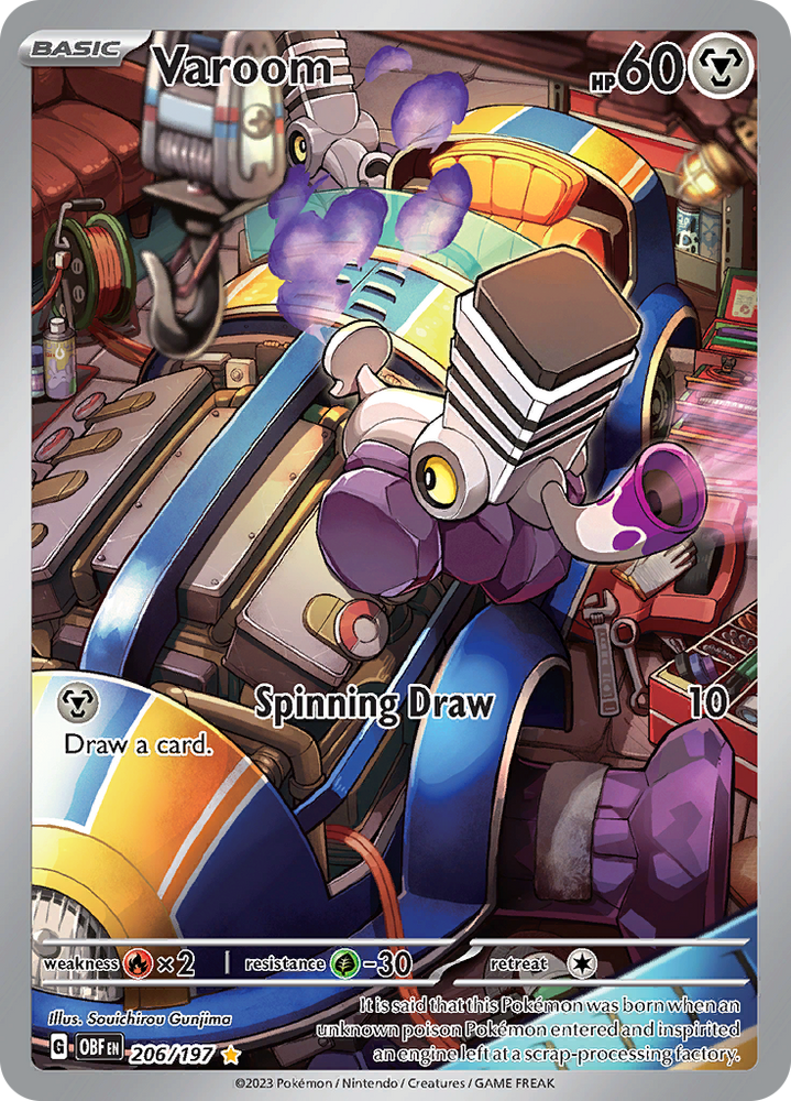 Varoom (206/197) [Scarlet & Violet: Obsidian Flames] Pokémon