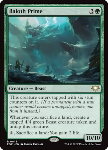 Baloth Prime [Edge of Eternities Commander] Magic: The Gathering