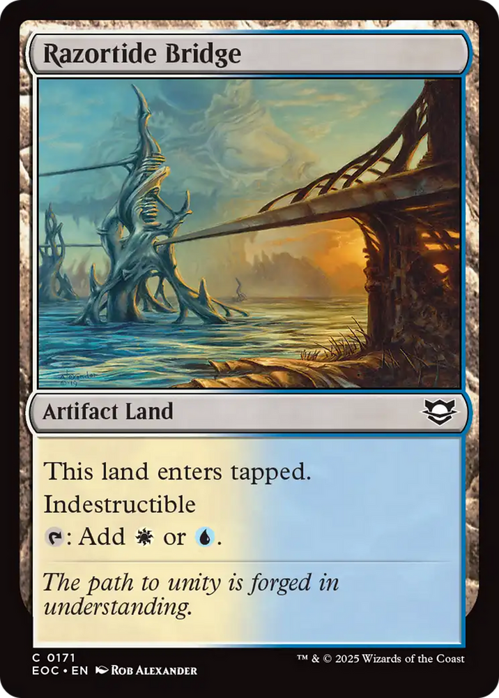 Razortide Bridge [Edge of Eternities Commander] Magic: The Gathering