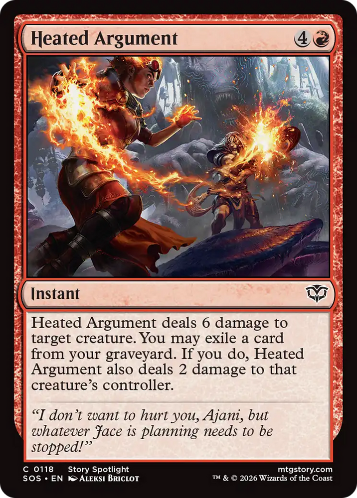 Heated Argument [Secrets of Strixhaven] Magic: The Gathering