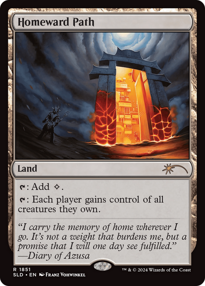 Homeward Path (1851) [Secret Lair Drop Series] Magic: The Gathering