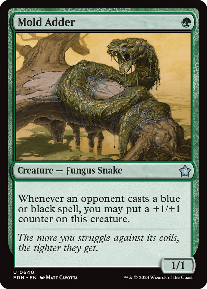 Mold Adder [Foundations] Magic: The Gathering