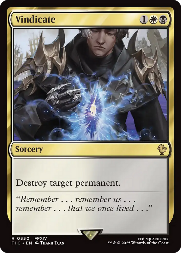 Vindicate [FINAL FANTASY Commander] Magic: The Gathering