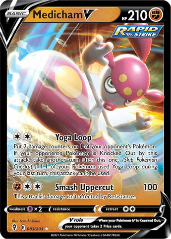 Medicham V (083/203) [Sword & Shield: Evolving Skies] Pokémon