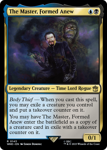 The Master, Formed Anew [Doctor Who] Magic: The Gathering