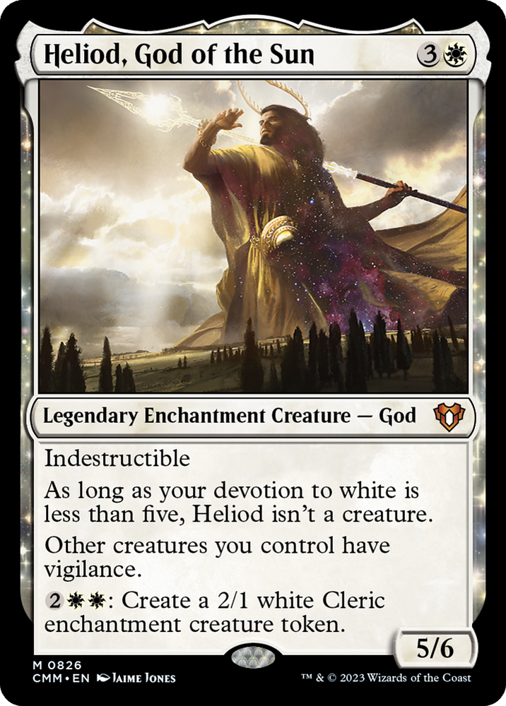 Heliod, God of the Sun [Commander Masters] Magic: The Gathering