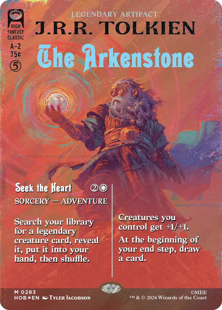 The Arkenstone (Borderless) (Surge Foil) [The Hobbit] Magic: The Gathering