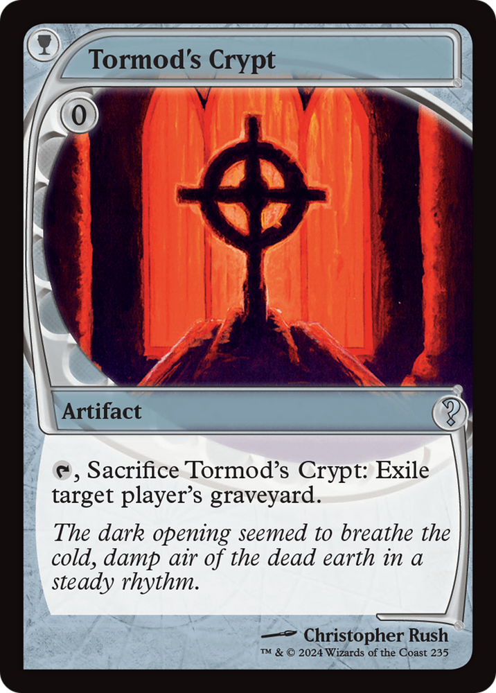 Tormod's Crypt (Future Sight) [Mystery Booster 2] Magic: The Gathering