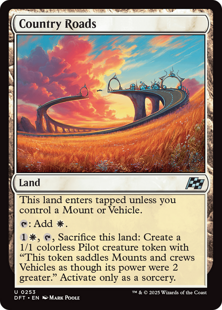 Country Roads [Aetherdrift] Magic: The Gathering