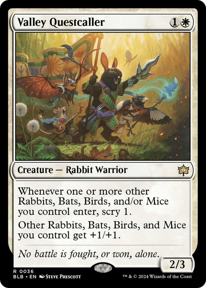 Valley Questcaller [Bloomburrow] Magic: The Gathering