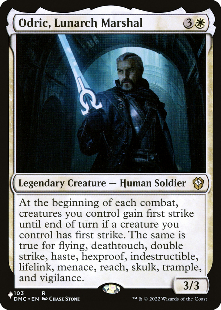 Odric, Lunarch Marshal (DMC) [The List] Magic: The Gathering