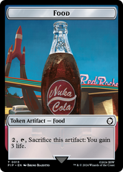 Settlement // Food (013) Double-Sided Token [Fallout Tokens] Magic: The Gathering