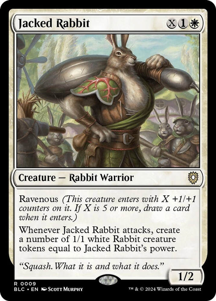 Jacked Rabbit [Bloomburrow Commander] Magic: The Gathering