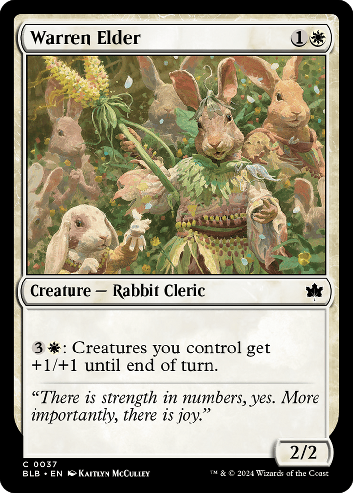 Warren Elder [Bloomburrow] Magic: The Gathering