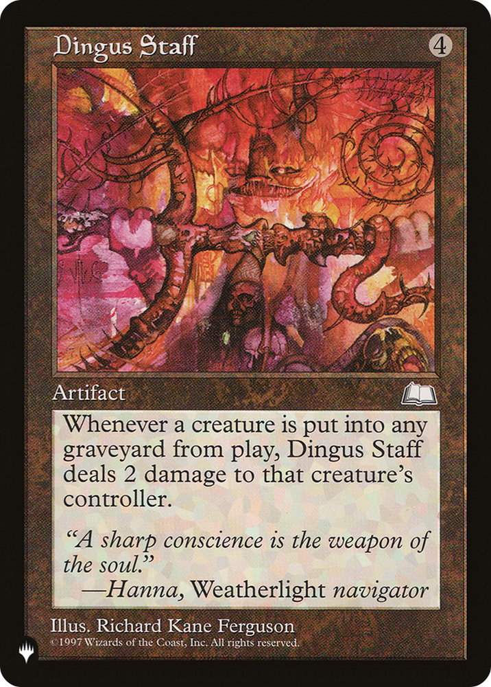Dingus Staff [The List] Magic: The Gathering