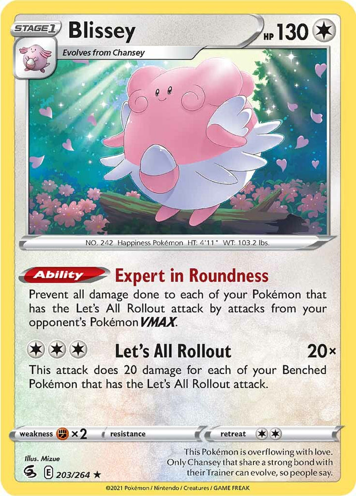 Blissey (203/264) [Sword & Shield: Fusion Strike] Pokémon