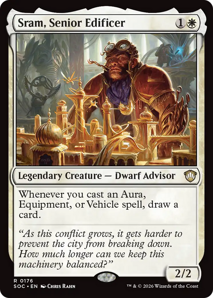 Sram, Senior Edificer [Secrets of Strixhaven Commander] Magic: The Gathering