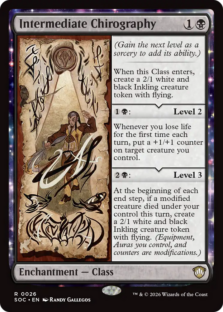 Intermediate Chirography [Secrets of Strixhaven Commander] Magic: The Gathering