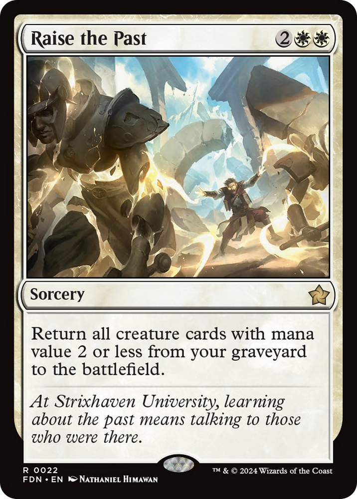 Raise the Past [Foundations] Magic: The Gathering