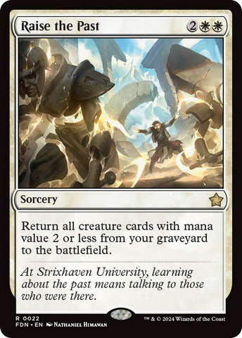 Raise the Past [Foundations] Magic: The Gathering