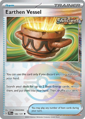 Earthen Vessel (106/131) (Poke Ball Pattern) [Scarlet & Violet: Prismatic Evolutions] Pokémon