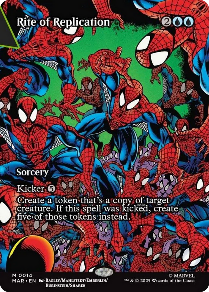 Rite of Replication (Borderless) [Marvel Universe: Eternal-Legal] Magic: The Gathering