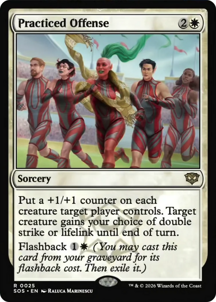 Practiced Offense [Secrets of Strixhaven] Magic: The Gathering