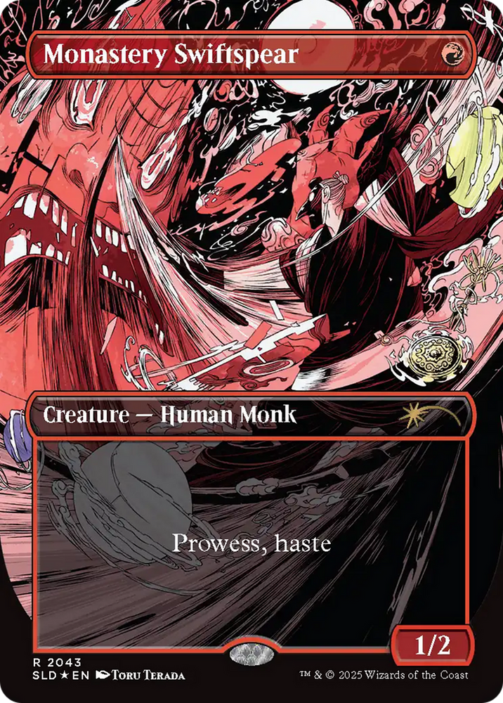 Monastery Swiftspear (2043) (Raised Foil) [Secret Lair Drop Series] Magic: The Gathering