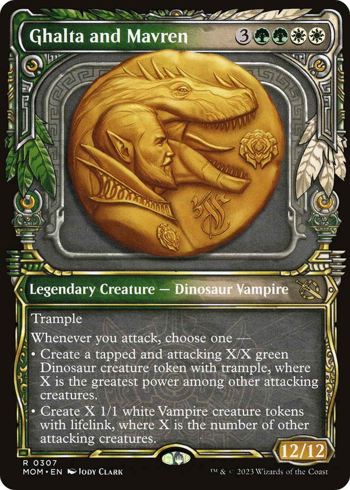 Ghalta and Mavren (Showcase Planar Booster Fun) [March of the Machine] Magic: The Gathering