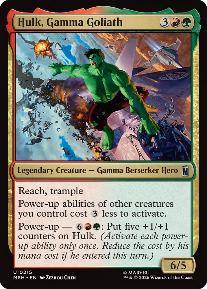 Hulk, Gamma Goliath [Marvel Super Heroes] Magic: The Gathering