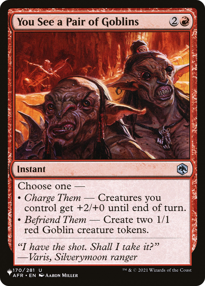 Dance with Goblins - Dance with Calamity [Secret Lair Drop Series] Magic: The Gathering