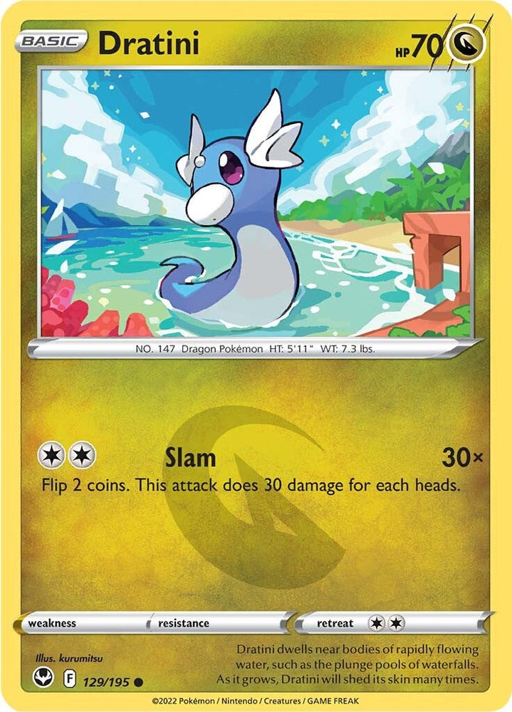 Dratini (129/195) [Sword & Shield: Silver Tempest] Pokémon