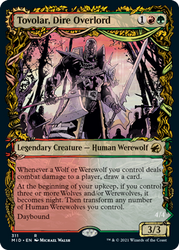 Tovolar, Dire Overlord // Tovolar, the Midnight Scourge (Showcase Equinox) [Innistrad: Midnight Hunt] Magic: The Gathering
