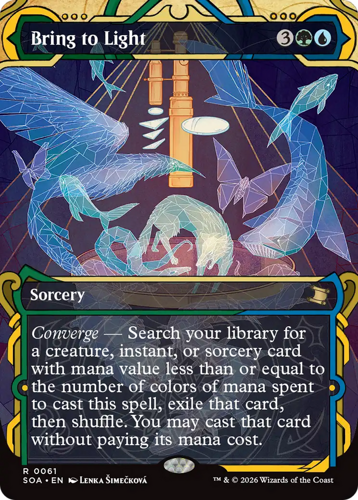 Bring to Light (Japanese Silver Scroll Foil) [Secrets of Strixhaven: Mystical Archive] Magic: The Gathering